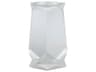 Faceted Pillar Clear Candle Holder
