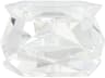 Faceted Pillar Clear Candle Holder
