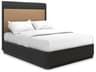 Classic Fall In Love Black Birch Wood Platform Bed