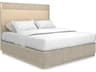 Classic Fall In Love Gold Birch Wood Upholstered King Platform Bed
