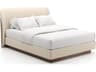 Fleur Champagne Upholstered Queen Platform Bed