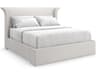 Beauty Sleep White Birch Wood Upholstered Queen Platform Bed