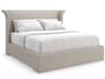 Beauty Sleep Beige Birch Wood Upholstered King Platform Bed
