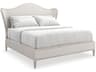 Bedtime Beauty Oracle Silver Leaf Birch Wood Upholstered King Platform Bed