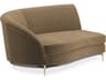 Upholstery Threes Company Brown Upholstered Chaise