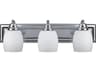 Griffin 3 -light Chrome Traditional Vanity Light