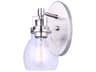 Carson 1 -light Nickel Vanity Light