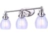 Carson 3 -light Nickel Vanity Light