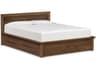Moduluxe Brown Solid Wood King Platform Bed