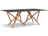 Baton Rectangular Stone Dining Table