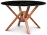 Exeter 48 Inch Round Dining Table Solid Hardwood Base