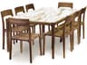 Lisse Rectangular Wood Dining Table