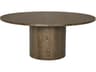 Big Sur Round Wood Fawn Dining Table
