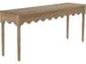 Lulu Rectangular Wood Natural Oak Console Table