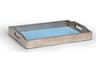 Small Blue Shagreen Tray