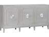 Elizabeth Wicker 69" Gray Sideboard
