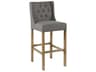 Cayle Upholstered Rubberwood Counter Stool