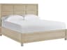 Oasis Natural Oak Wood King Panel Bed