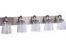 Elsa 5-Light Brushed Polished Nickel Vanity Light