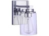 Reeves 1-Light Chrome Wall Sconce