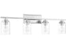 Clark 4-Light Chrome Vanity Light