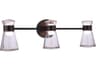 Carafe 6-Light Flat Black Vanity Light
