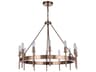 Larrson 12-Light Satin Brass Chandelier
