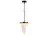 Estrella 1-Light Flat Black Pendant