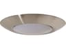 1-Light Brushed Polished Nickel LED Flush Mount