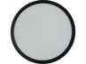 Slim Line Ii 1-Light Black Round Flush Mount