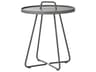 On The Move Small Round Metal End Table