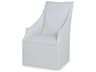 Chair White Upholstered Arm Dining