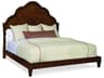 Casa Bella Sierra Brown Oak Wood King Platform Bed
