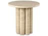 Grand Tour Tivoli Round Stone End Table