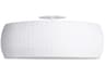 Isamu Semi-Flush Mount Ceiling Light in White