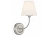Sylvan 1-Light Brushed Nickel Glass Wall Sconce