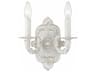 Paris Market 2-Light White Wall Sconce
