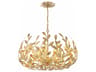 Broche 6-Light Chandelier in Antique Gold