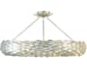Broche 8-Light Antique Silver Semi Flush Mount