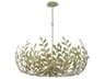 Broche 12-Light Green Candelabra Chandelier