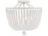Rylee 4-Light Matte White Bowl Semi Flush Mount