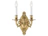 Milford 2-Light Gold Traditional Wall Sconce