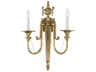 Langley 2-Light Gold Traditional Wall Sconce