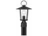 Andover 1 - Light Outdoor Post Light with Clear Glass Shade