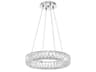 Kinsley 1-Light Polished Chrome Round Pendant