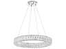 Kinsley 1-Light Polished Chrome Round Pendant
