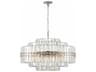 Hayes 16-Light6-Light Polished Nickel Crystal Tiered Chandelier