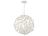 Marselle 6-Light Matte White Pendant