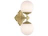 Orly 2-Light Gold Wall Sconce