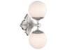 Orly 2-Light Silver Wall Sconce